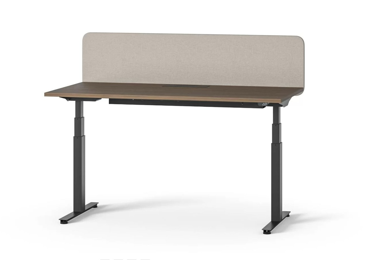 Electrically adjustable office tables